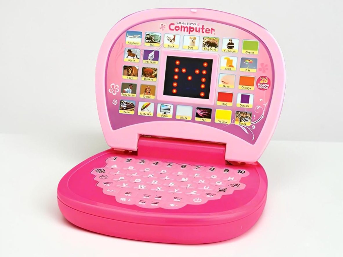 Kids Learning Laptop with Led Display & Music image 1