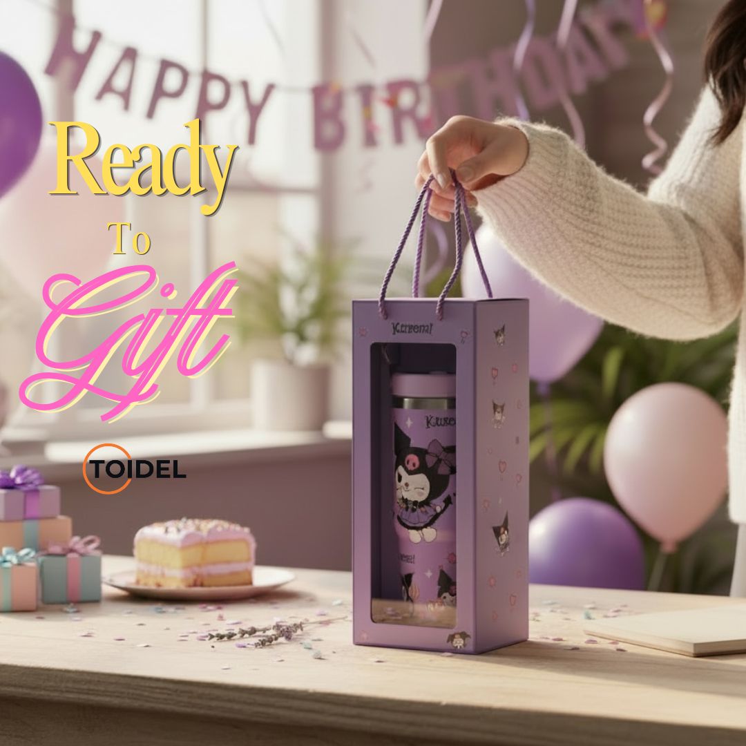 Kuromi Stainless Steel Tumbler Gift Pack image 1